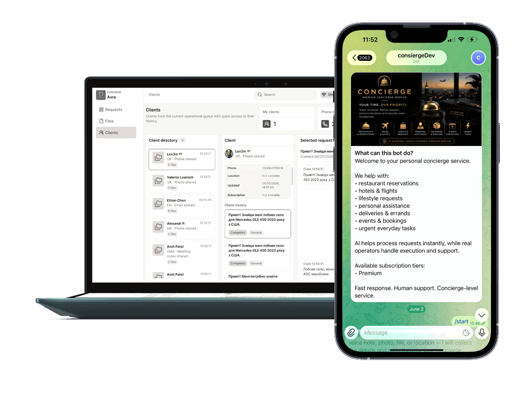Denny App Platform and Telegram Bot